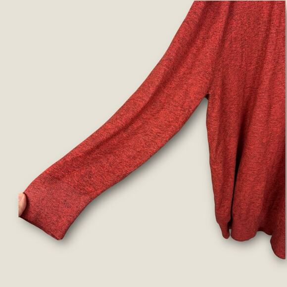 Tracee Ellis Ross Heathered Persimmon Knit Turtleneck Sweater Dress Size XL - Picture 4 of 8